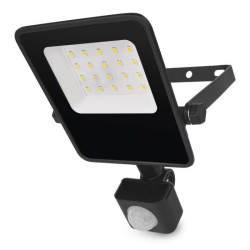 LED reflektor VISIO s pohybovm idlom, 10W, neutrlna biela, iern