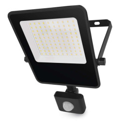 LED reflektor VISIO s pohybovm idlom, 50 W, neutrlna biela, iern
