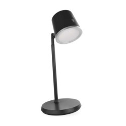 LED stoln lampa ABBIE, dobjacia, ierna