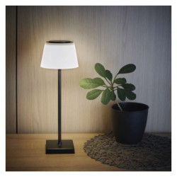 LED stoln lampa KATIE, dobjacia, ierna