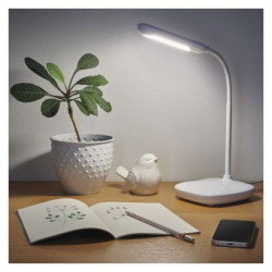 LED stoln lampa LILY, biela