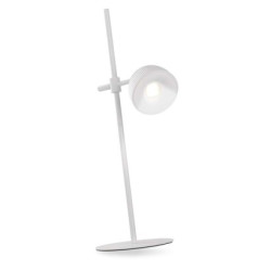 LED stoln lampa SOPHIE, dobjacia, biela