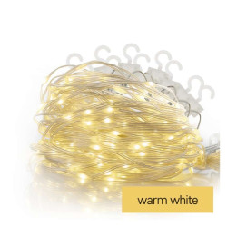 LED vianon drop reaz  zclona, 1,7x1,5 m, vonkajia aj vntorn, tepl biela, programy