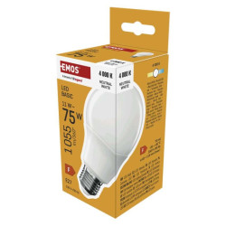 LED iarovka Basic A60 / E27 / 11W (75 W) / 1055 lm / Neutrlna biela