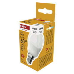 LED iarovka Basic MINI GLOBE E14 / 8,8 W (60 W) / 806 lm / Neutrlna biela