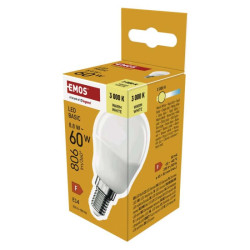 LED iarovka Basic MINI GLOBE E14 / 8,8 W (60 W) / 806 lm / Tepl biela