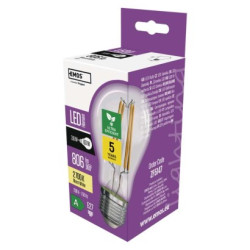 LED iarovka Filament A60 A CLASS/ E27 / 3,8 W (60 W) / 806 lm / tepl biela