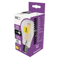 LED iarovka Filament A60 / E27 / 11 W (100 W) / 1 521 lm / neutrlna biela