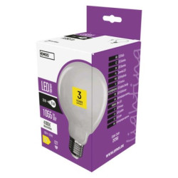 LED iarovka Filament Globe / E27 / 7,8W (75 W) / 1 055 lm / neutrlna biela