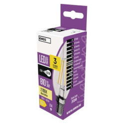 LED iarovka Filament svieka / E14 / 6 W (60 W) / 810 lm / tepl biela