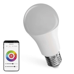 LED iarovka GoSmart A60 / E27 / 11 W (75 W) / 1 050 lm / RGB / stmievaten / WiFi