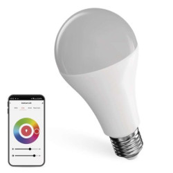 LED iarovka GoSmart A65 / E27 / 14 W (94 W) / 1 400 lm / RGB / stmievaten / WiFi