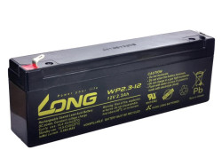 Long 12V 2,3Ah oloven akumultor F1 (WPS2,3-12) PBLO-12V002,3-F1A-1