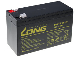 Long 12V 7,2Ah oloven akumultor F2 PBLO-12V007,2-F2A