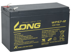 LONG batria 12V 7Ah F1 (WPS7-12) PBLO-12V007-F1A