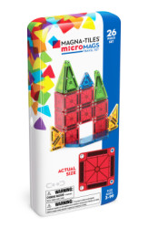 Magnetick stavebnica microMAGS Travel Set 26 dielov