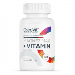 Magnez MAX + Vitamn 60 tabs - OstroVit