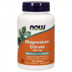 Magnzium citrt 200 mg - NOW Foods