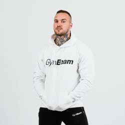 Mikina PRO Hoodie White - GymBeam