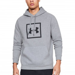 Mikina Rival Fleece Logo Hoodie Grey - Under Armour