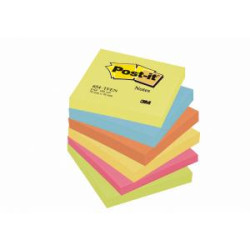 Bloky Post-it ENERGETIC 76x76mm, 6x100 lstkov