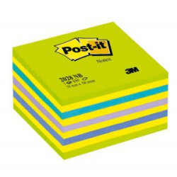 Bloek kocka Post-it 76x76 nenov zelen mix