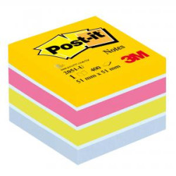 Bloek kocka Post-it 51x51 mini mix farieb