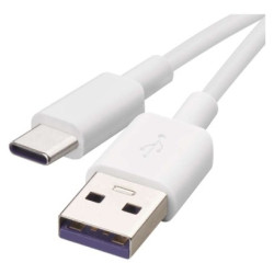 Nabjac a dtov kbel USB-A 2.0 / USB-C 2.0, 1,5 m, biely