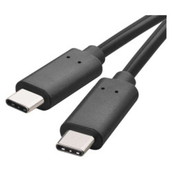 Nabjac a dtov kbel USB-C 3.1 / USB-C 3.1, 1 m, ierny