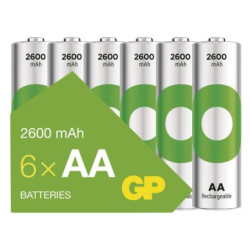 Nabjacia batria GP ReCyko 2600 (AA) 6 ks 6ks