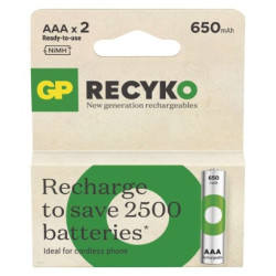 Nabjacia batria GP ReCyko 650 (AAA) 2 ks 2ks