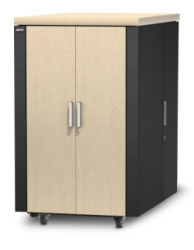 NetShelter CX 24U Secure Soundproofed Server Room in a Box Enclosure International AR4024IA