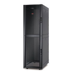 NetShelter SX Colocation 2 x 20U 600mm Widex1070mm Deep Encl w.Sides Black AR3200