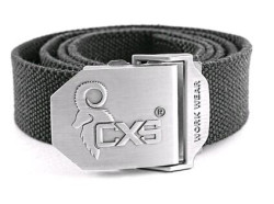 Opasek CXS NAVAH, �ern�, 4 cm, 125cm, textiln�, spona s logem CXS