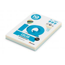 Farebn papier IQ color 5x50 mix pastelov farby, A4 80g