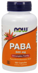 PABA 500 mg - NOW Foods