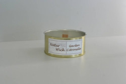 Prty svce "Natur wick" 170g citronela - 0415