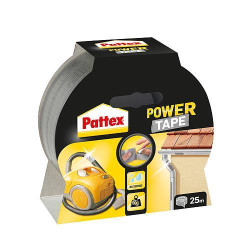 Pska Pattex Power Tape, lepiaca, 50 mm, L-25 m, strieborn