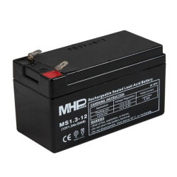 Pb akumultor MHPower VRLA AGM 12V/1,3Ah (MS1.3-12 MS1.3-12