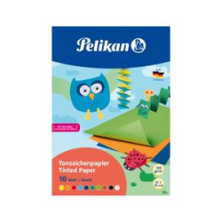 Farebn papier Pelikan 10ks 33x23cm mix farieb