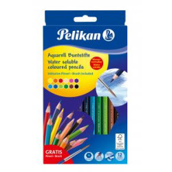 Farbiky Pelikan akvarelov 12 ks