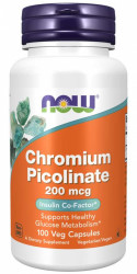 Pikolint chrmu 200 mcg - NOW Foods