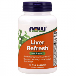 Podpora peene Liver refresh - NOW Foods