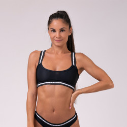 Podprsenka Bralette Mesh Me Black - NEBBIA