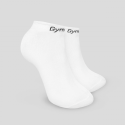 Ponoky Ankle Socks 3Pack White - GymBeam