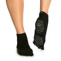 Ponoky na jogu Grippy Yoga Socks Black - GAIAM