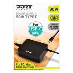 PORT CONNECT napjac adaptr k ntb, 90W, USB-C 900098