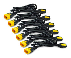 Power Cord Kit (6 ea), Locking, C13 to C14, 1.8m AP8706S-WW