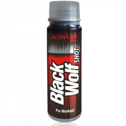 Predtrningov stimulant Black Wolf Shot 80 ml - ActivLab