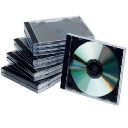 Obal na CD/DVD Jewel ierny tray